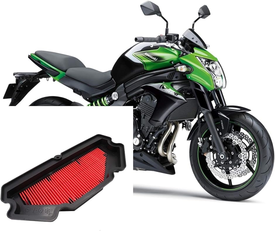 エアクリーナーエレメント エアフィルター カワサキ ニンジャ 400R ER