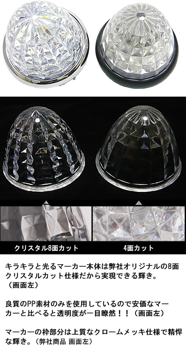 カスタマイズ 24V トラック用 LED マーカーランプ サイド 8面
