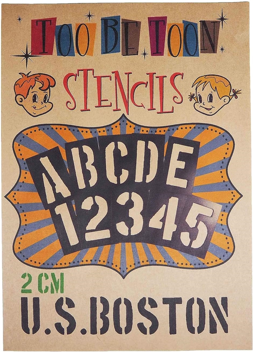 �X�e���V���V�[�g �A ���t�@�x�b�g�啶���������Z�b�g U.S.BOSTON SSBTcm( ��,  2cm)