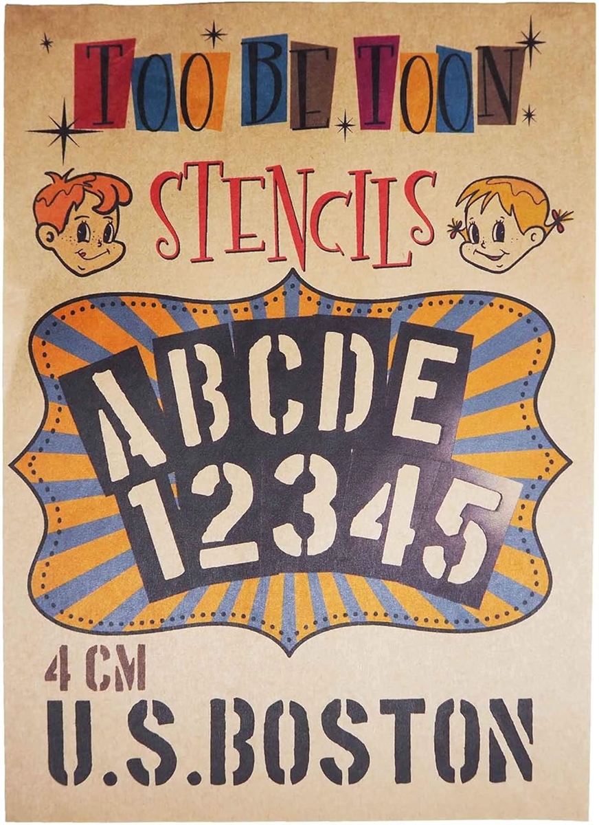�X�e���V���V�[�g �A ���t�@�x�b�g�啶���������Z�b�g U.S.BOSTON SSBTcm( ��,  4cm)