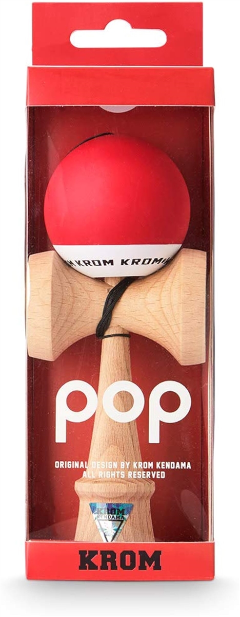 Kendama けん玉 POP クロム ポップ 16センチ(レッド, ワンサイズ
