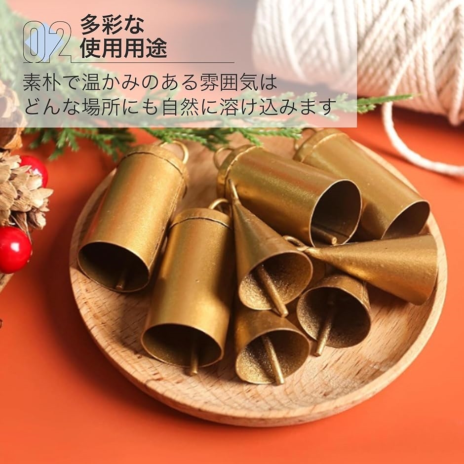 drummermanさま専用ヴィンテージ カウベル ゴールド カウベル ヴィンテージ クリスマス オーナメント ベルハンマー