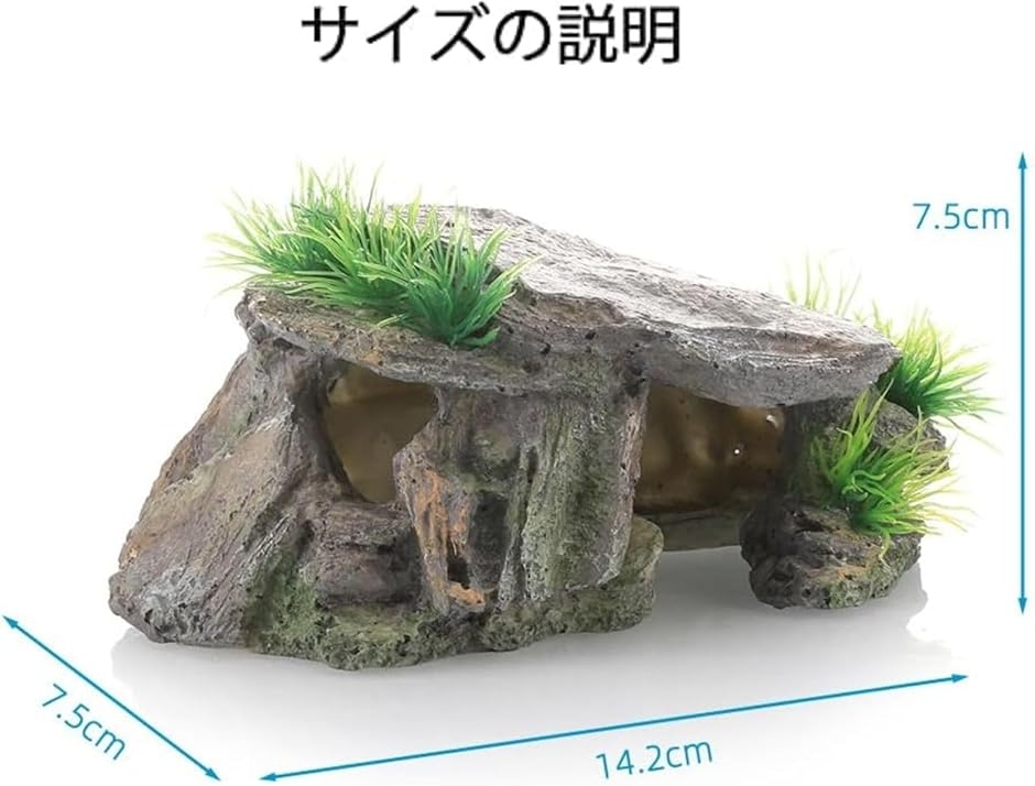 爬虫類 シェルター イモリ 隠れ家 トカゲ 洞窟 亀浮島 ヤモリ レオパ