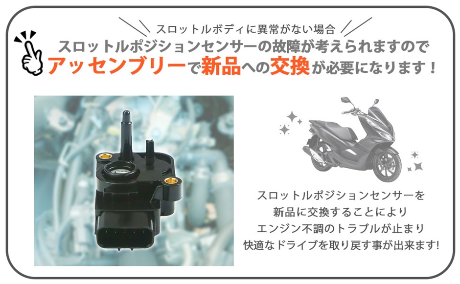 互換品】ヤマハ 用 スロットル ポジション センサー PCX125 150 純正