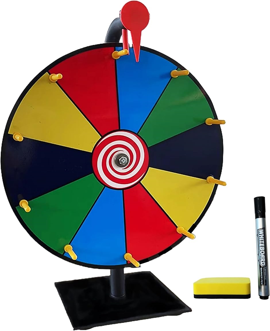 ルーレット カジノ 抽選機 パーティーゲーム 卓上 抽選会 回転ルーレット くじ引き サイコロ 日本語説明書付き イベント(30cm)