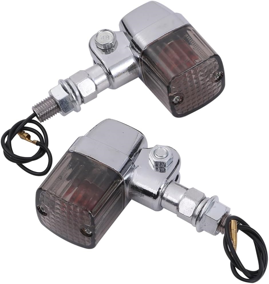 [115] 角型 ヨーロピアン ウインカー スモーク 2個 ステー付 115] 角型 ヨーロピアン ウインカー スモーク 2個 ステー付 115] 角型