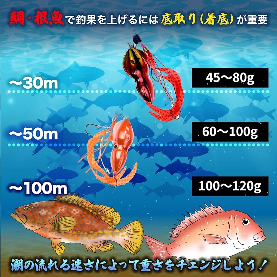 おめでタイ丸くんタイラバ 鯛ラバ タイラバヘッド 3色セット