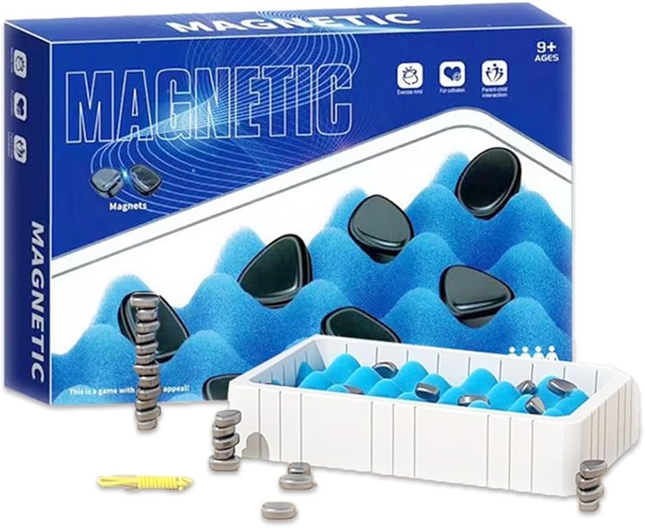 【Yahoo!ランキング1位入賞】ポータブル 磁気チェス ボードゲーム マグネットゲーム 収納バッグ付き