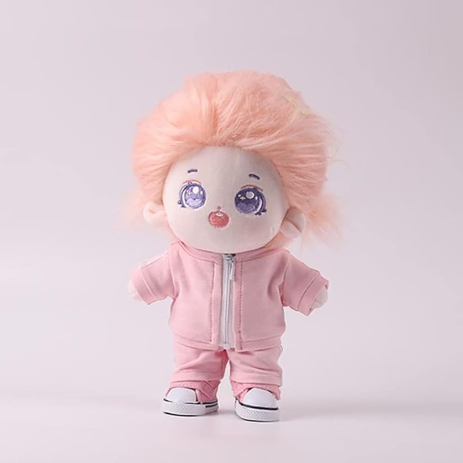 ぬい服 ぬいぐるみ 人形 ジャージ MDM(ピンク, 15cm) : ゼ