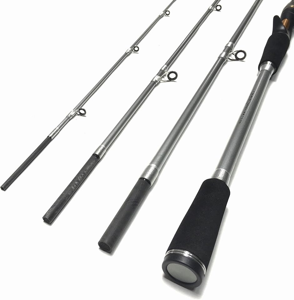 EVA 7フィート ベイトパックロッド 4ピース MH バスロッド(7ft(2.1m
