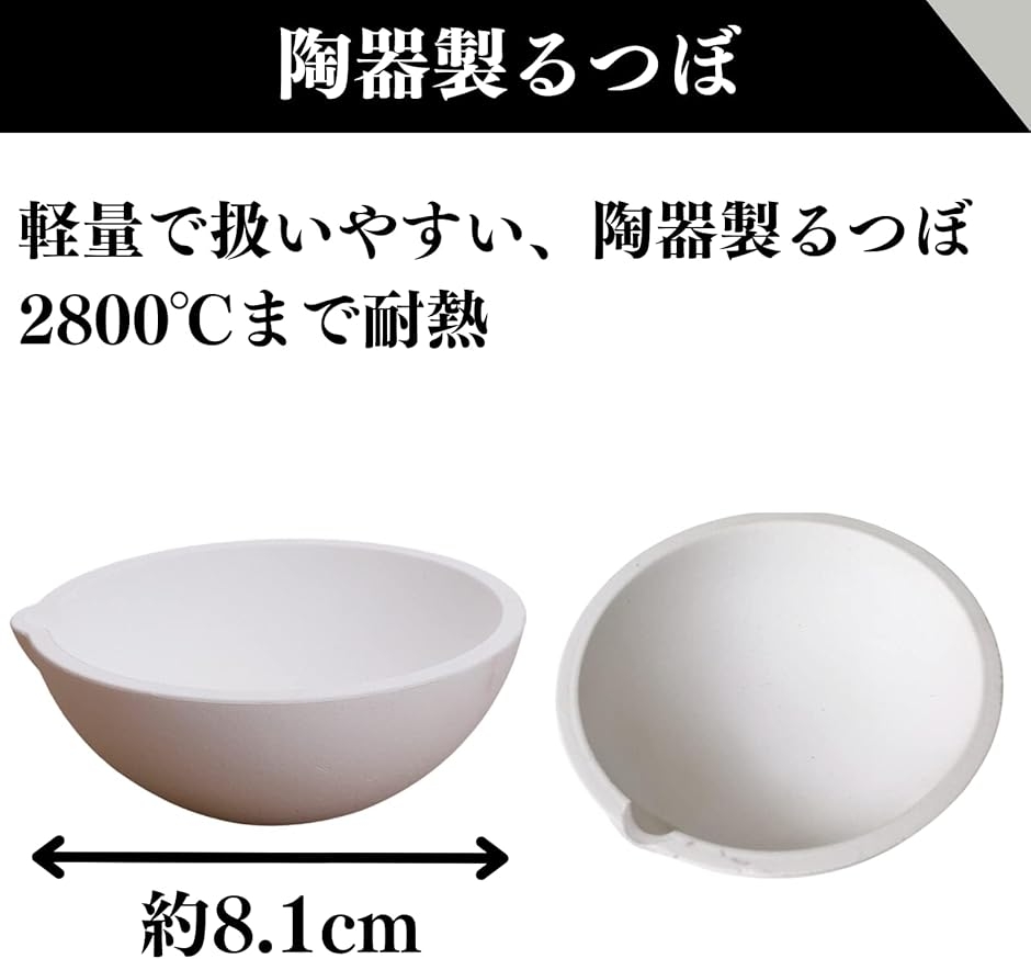 はさみ るつぼセット チョコ皿 坩堝 磁器るつぼ皿 鋳金 鋳造 るつぼ