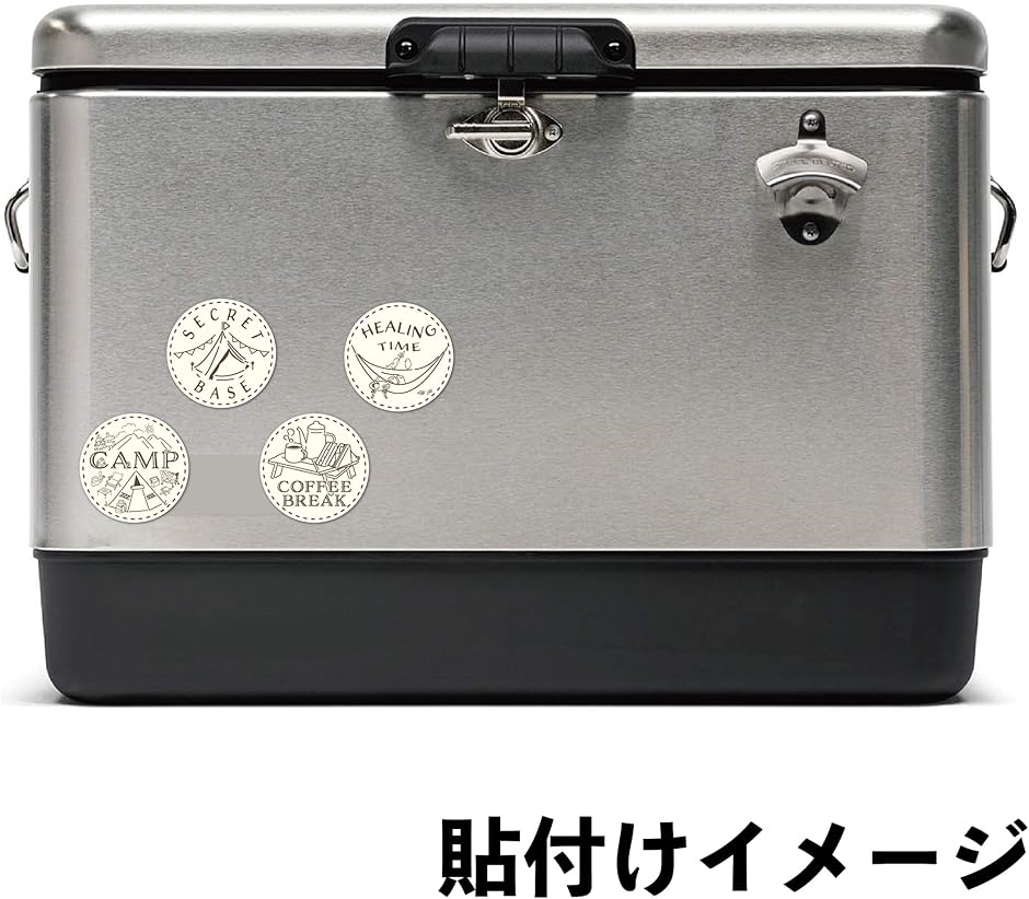 キャンプ アウトドア ステッカー 防水 耐水 車 バイク スポーツ