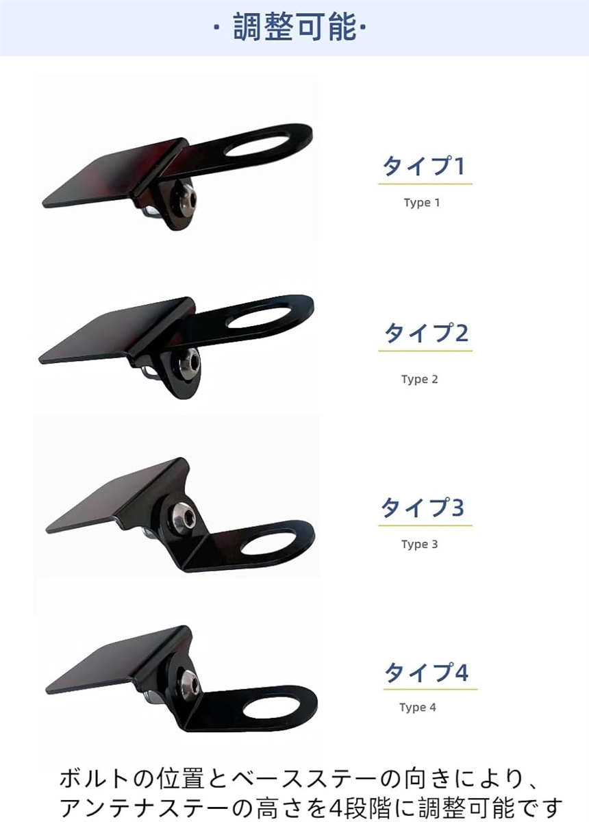 バイク用 ETCアンテナステー ドライブレコー...の詳細画像1