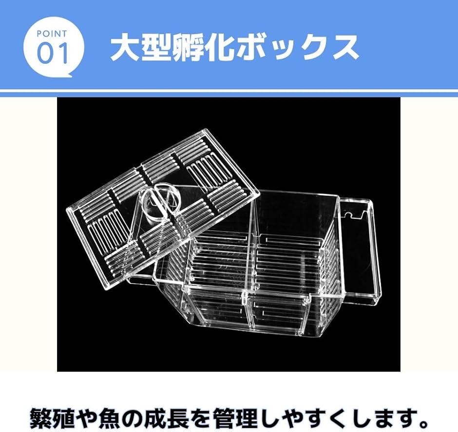 Yahoo!ランキング1位入賞】水槽 隔離ケース 繁殖隔離ボックス 稚魚