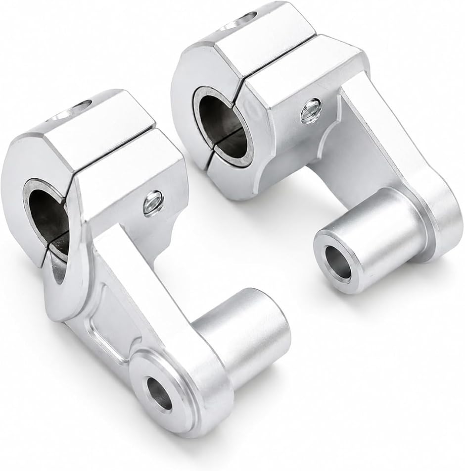 バイク ハンドルポスト 直径 22mm/28mm 汎用 オートバイ ハンドルバー