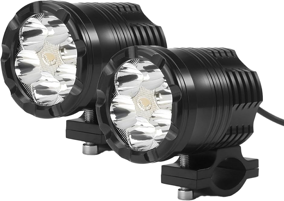 バイク フォグランプ led 60w デイライト ナンバー灯 ヘッド