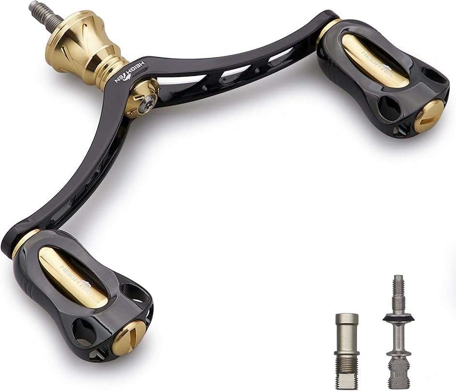 98mm リール ハンドル 22mm ノブ 搭載 シマノ ダイワ 通用 スピニング