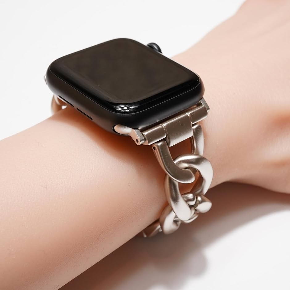 互換品/代替品 チェーンバンド おしゃれ アップルウォッチ 時計