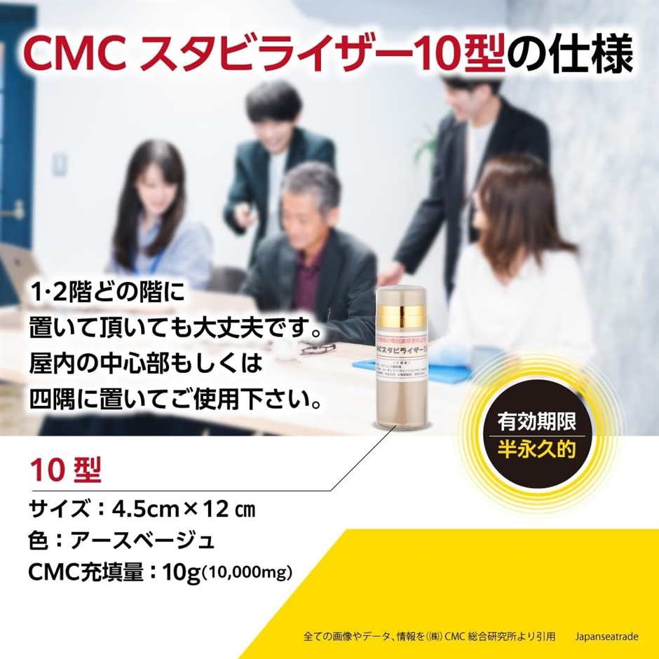 CMCスタビライザー10型/CMC充填量/10g(10，000mg)/アースベージュ, CMC