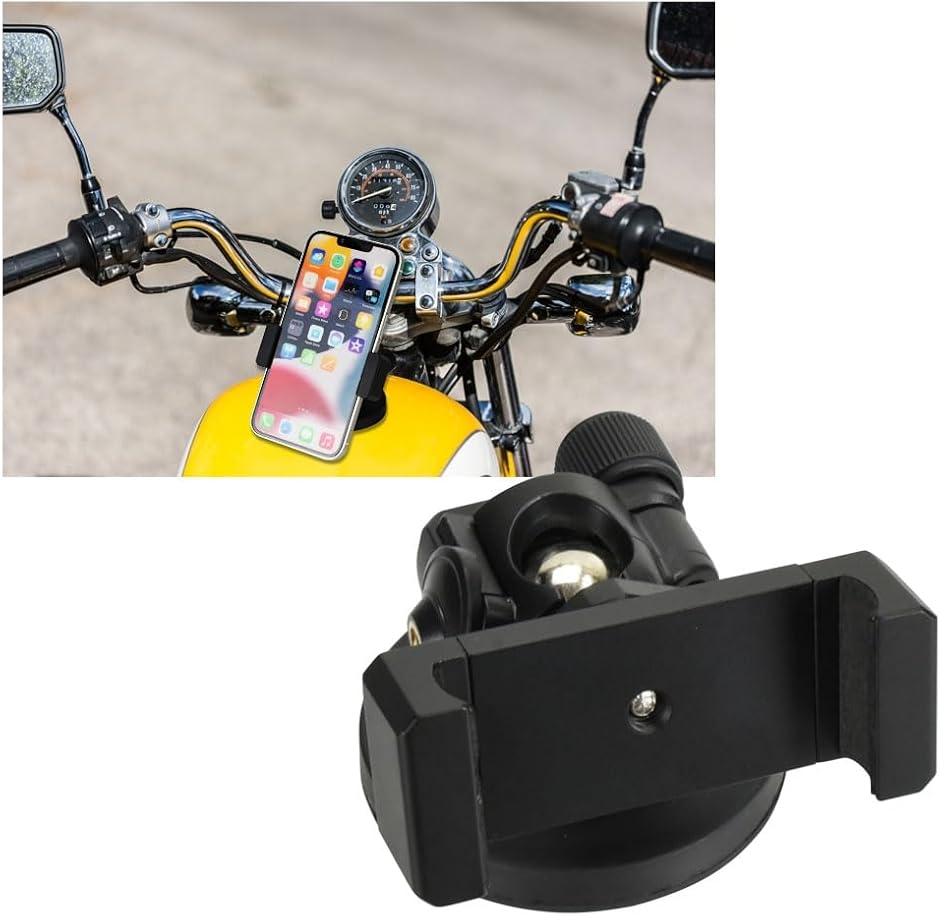 バイク用スマホホルダー マグネット式 ワンタッチ スリム クランプ カメラ三脚 Amazon.co.jp: ワンタッチ設置 強力クランプ スマホホルダー