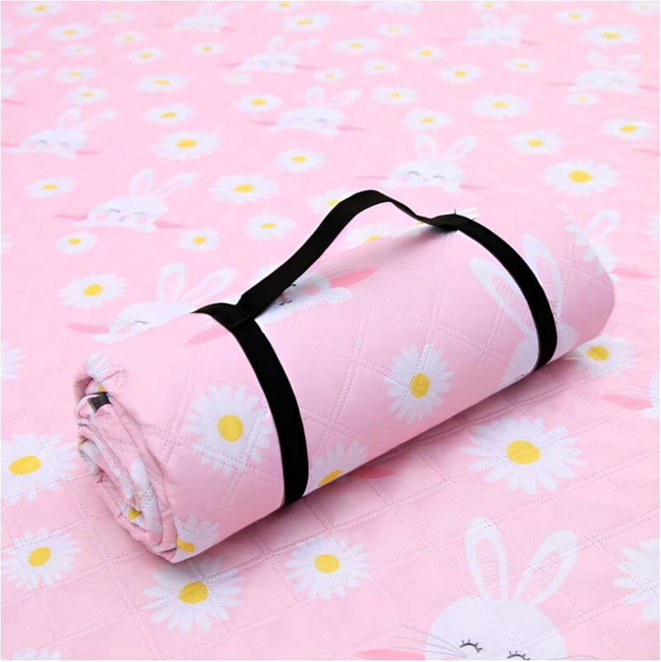 レジャーシート 厚手 折り畳み 防水 子供 ピクニックシート大判 軽量(ウサギ,  200x150)