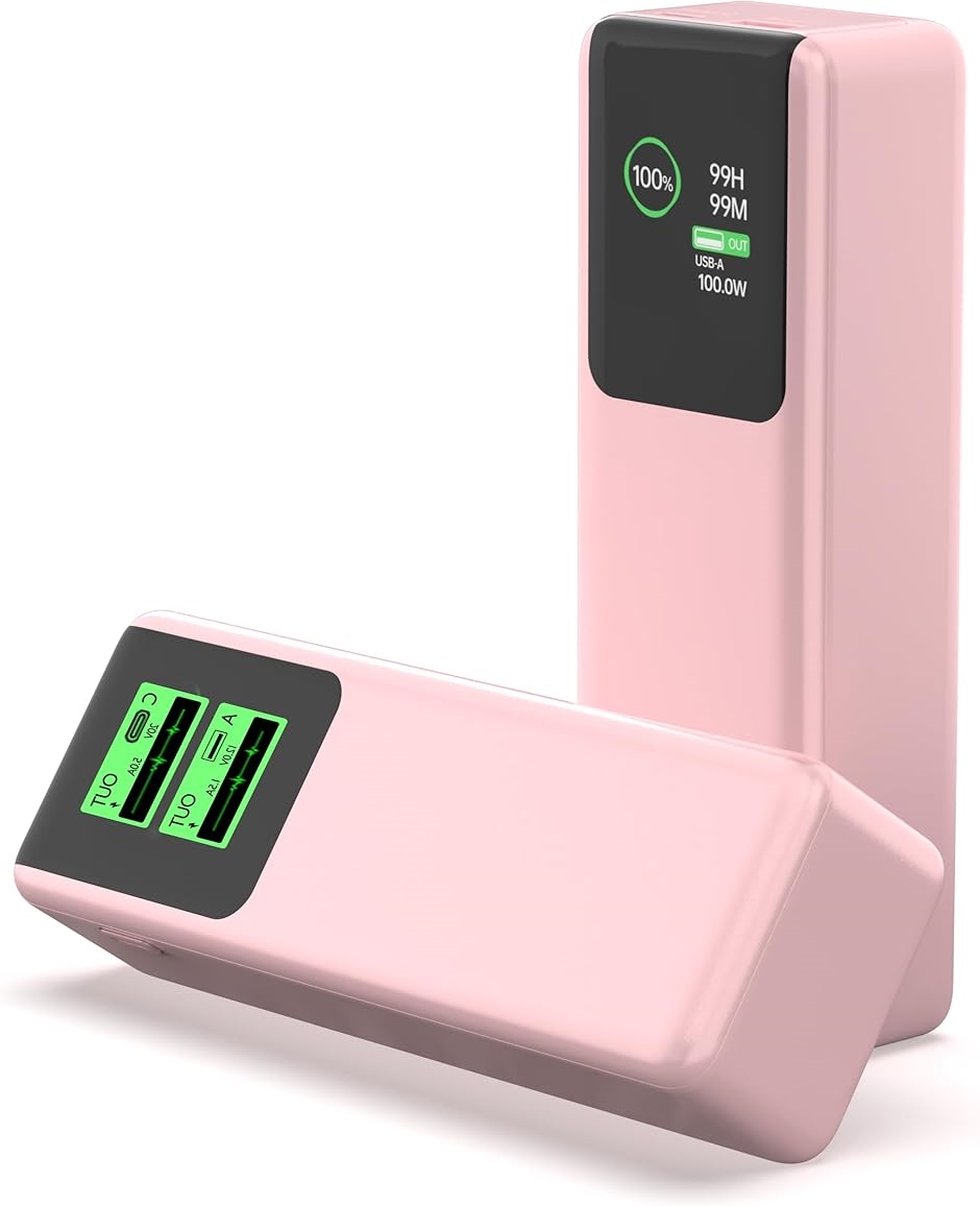 ✨高性能✨　 27000mAh PD100W急速充電 最高5A出力対応 Amazon | AHEHO 27000mAh モバイルバッテリー PD100W急速充電