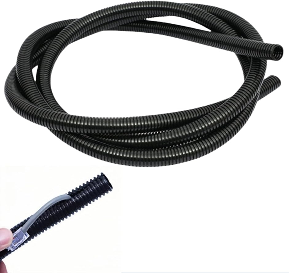 �P�[�u�����[�X���[�u �z���J�o�[ �R���Q�[�g�`���[�u ���� ���C���ی�X���[�u �z�����[�� ����(�u���b�N,  ���a13mm�A����8m)