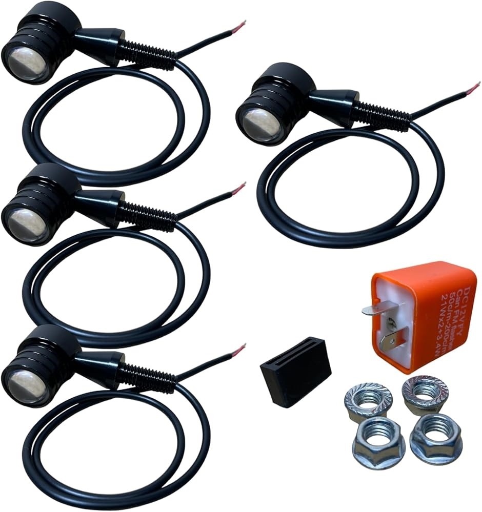 y݊iz oCN ECJ[ Ce^ LED 12V ėp Px ~j h Ao[ w EBJ[ 4 [t C^Cv