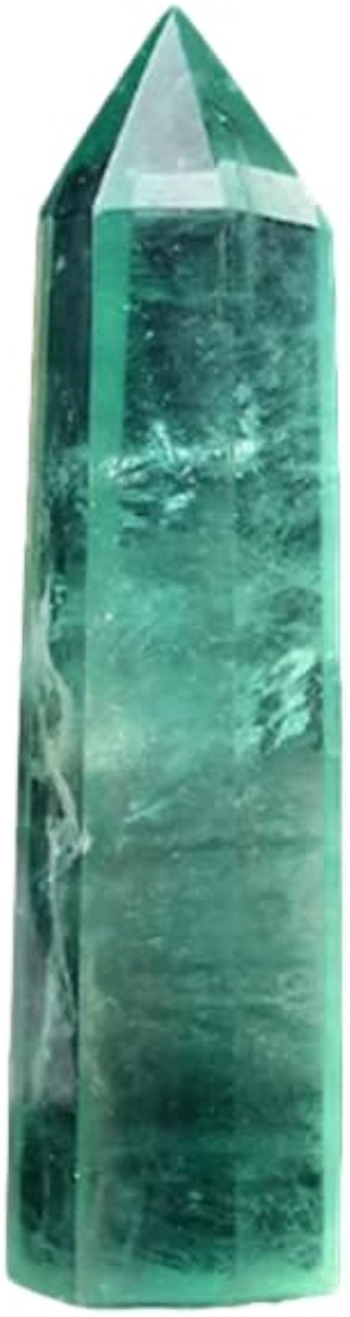 ② 天然 フローライト グリーン 六角柱 天然石 フローライト 蛍石 六角柱 天然石 置き物 Fluorite 天然蛍石原石