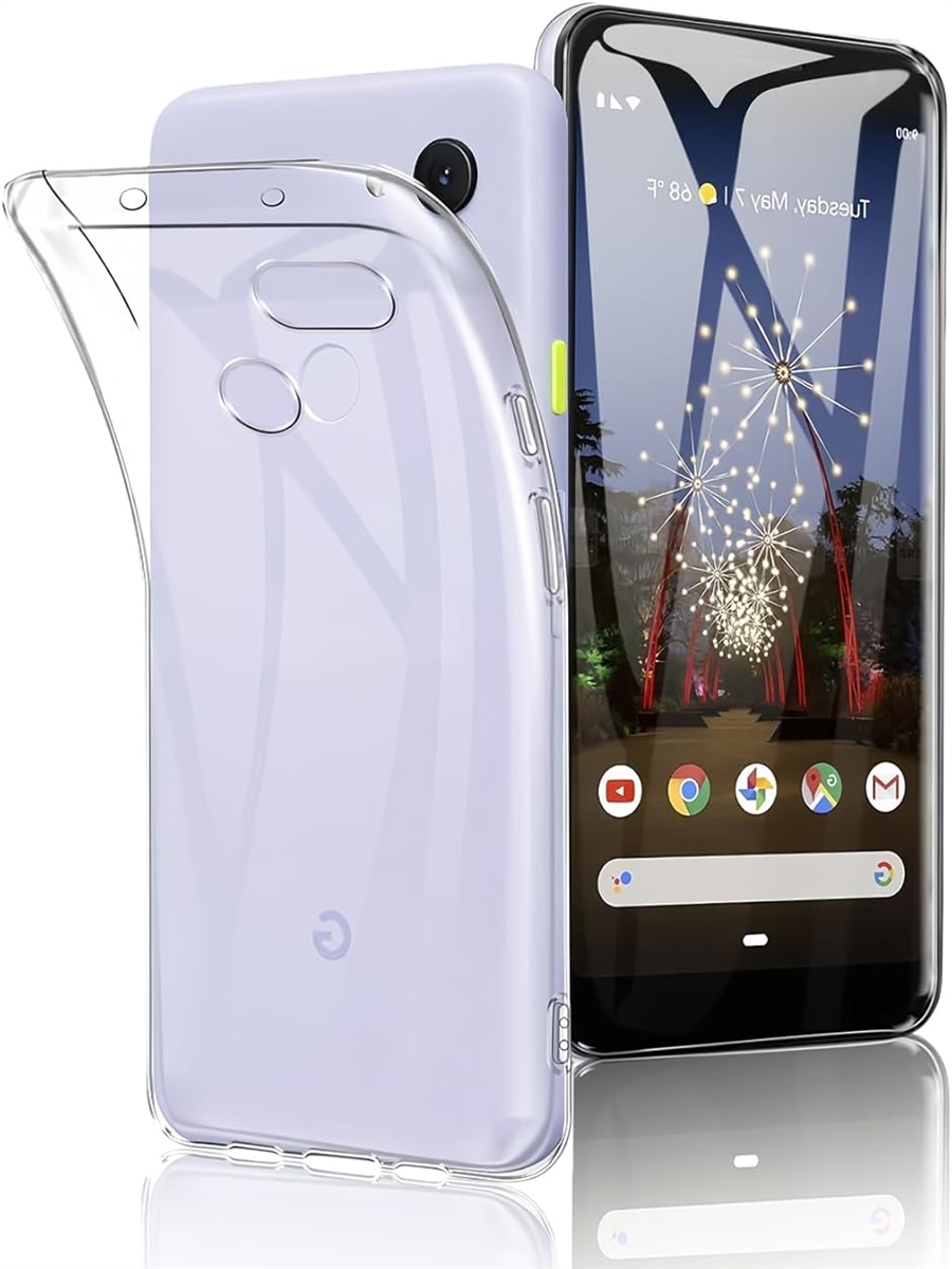 Google Pixel 3a���� TPU�S�ʕی�P�[�X �\�t�g�P�[�X �V���R�� �����^ MDM(VN-AVE-0373,  TPU-A077)