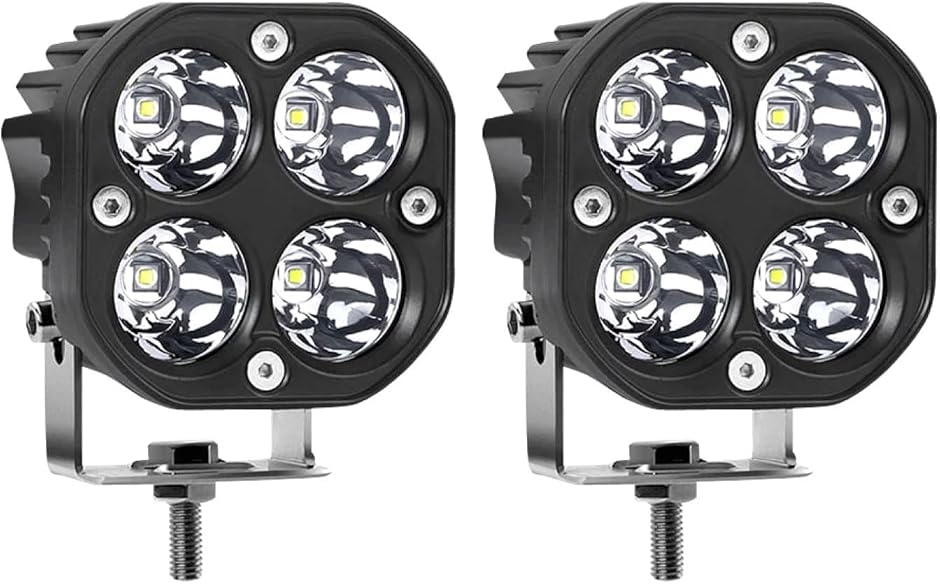 LED ワークライト 12V 24V 40W 作業灯 補助灯 投光器 車幅灯