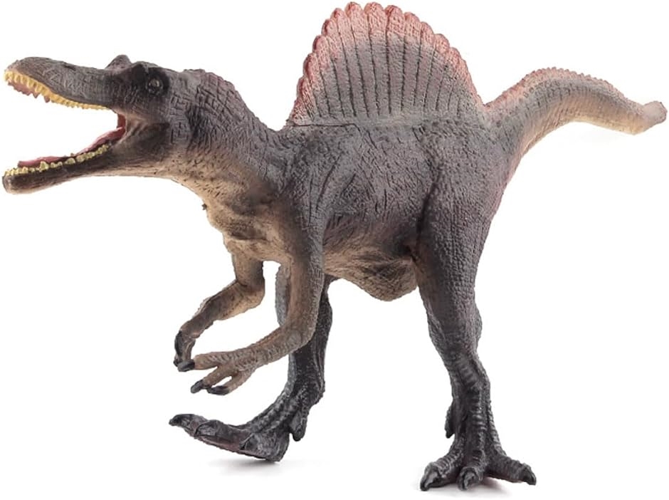 リアル 恐竜 模型 大型 フィギュア 迫力 PVC製 グレー スピノサウルス( マルチカラー,  中)｜zebrand-shop