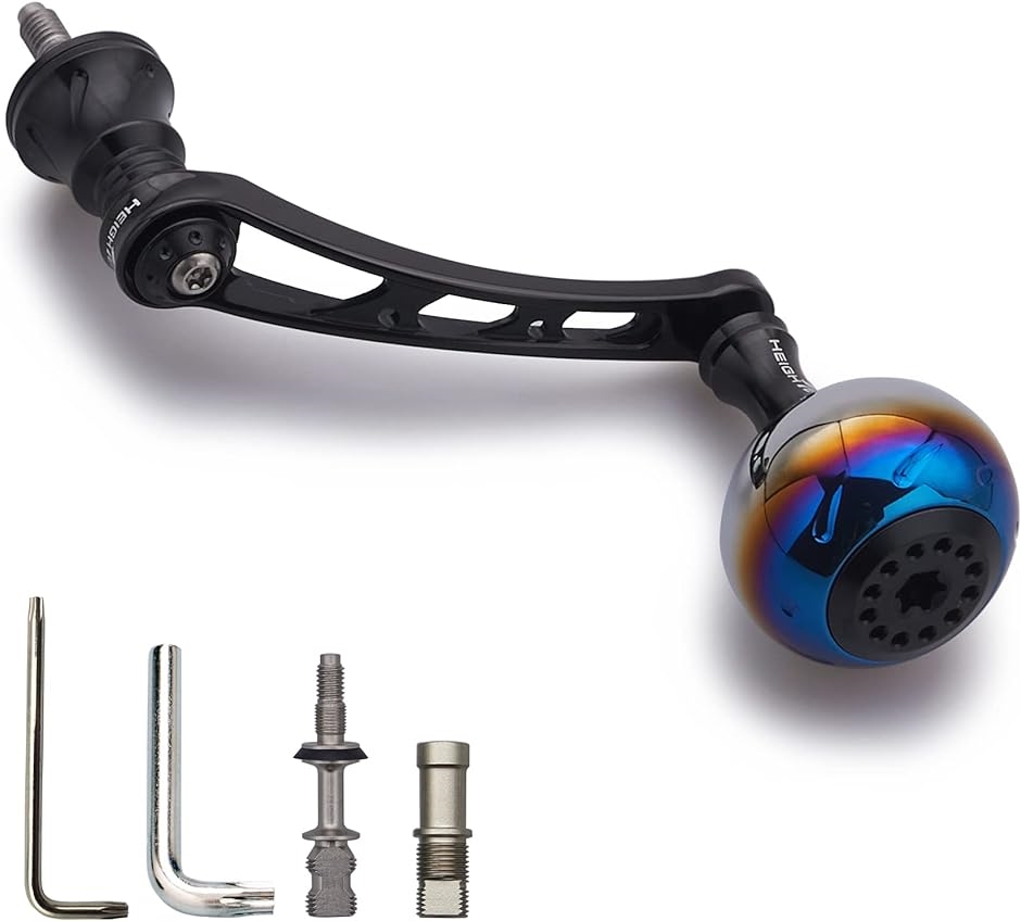 56mm リール ハンドル 30mmノブ搭載 シマノ SHIMANO ダイワ DAIWA 通用