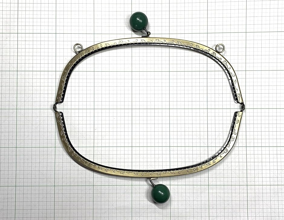 がま口 口金 24.5cm 木玉 4個セット ...の詳細画像4