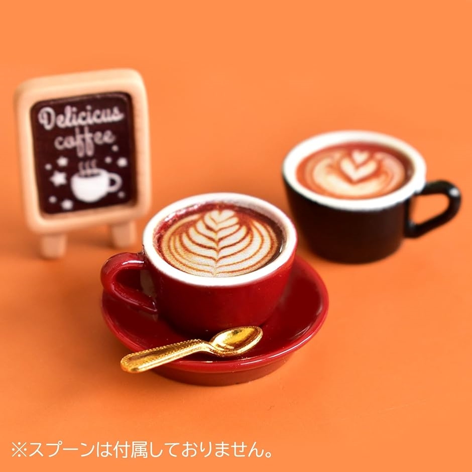 まいづる　食品サンプル　ラテアート 楽天市場】カフェラテ 食品サンプル 模型 ミニ 6種セット 可愛い