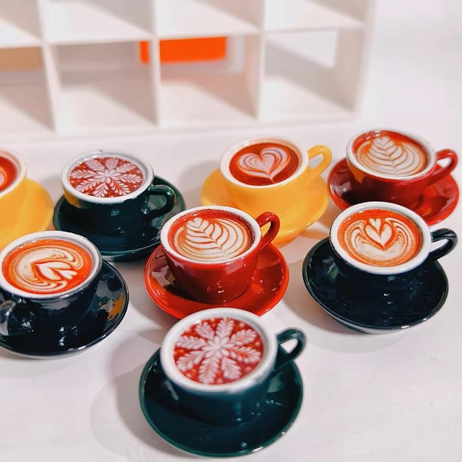 カフェラテ 食品サンプル 模型 ミニ 6種セット 可愛い