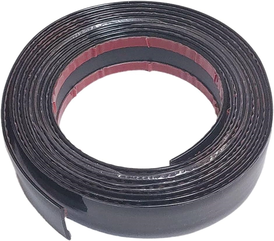 メッキモール 3ｍ 車 ドア ライン プロテクター 傷防止 テープ ガード バンパー 保護 用 ボディ 幅( ブラック,  幅12mm)｜zebrand-shop