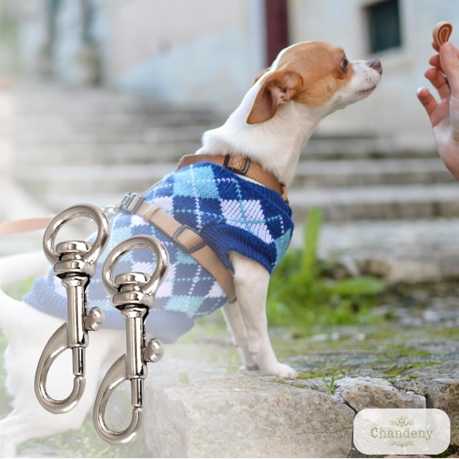 犬 リードフック 金具 首輪 バックル ハーネス ペット アクセサリー