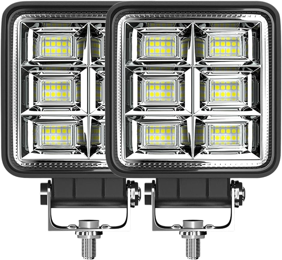 LED ワークライト 144w 12V 24V 作業灯 車幅灯 投光器 スポットライト フォグランプ バックランプ トラクター トラック｜zebrand-shop