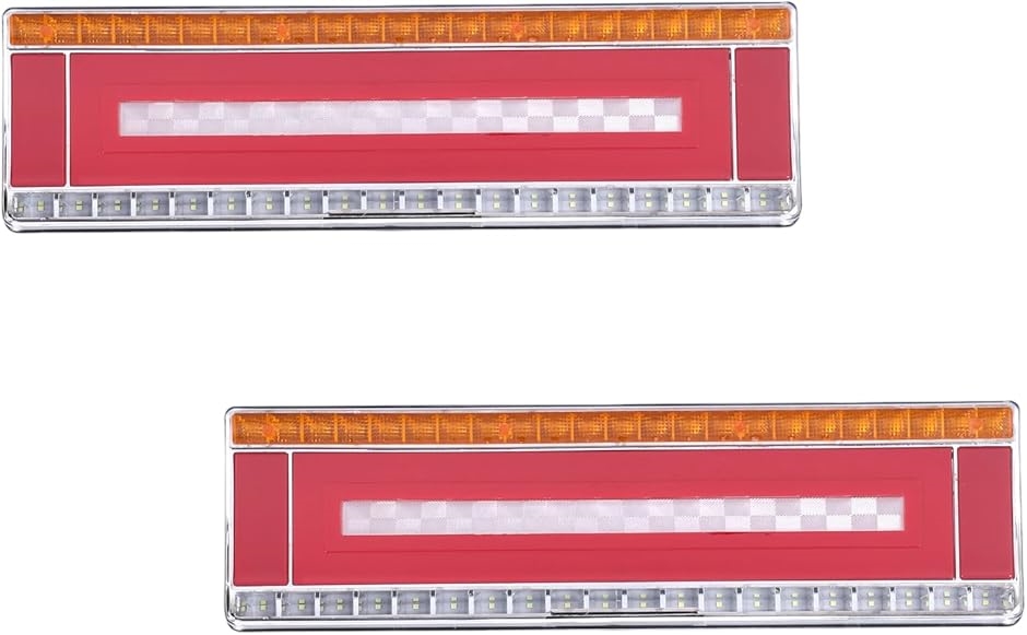 互換品】 トラック LED テールランプ 左右セット 24V 流れる
