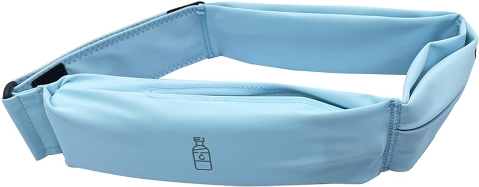 ランニングポーチ ポケット3つ コンパクト揺れない 大容量 超軽量 防水 防汗 安定感 スマホ ペットボトル収納可( Blue,  M)｜zebrand-shop