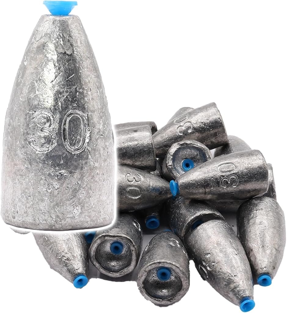 バレット シンカー チューブ 入り 30g 20個 セット オモリ 錘 バス