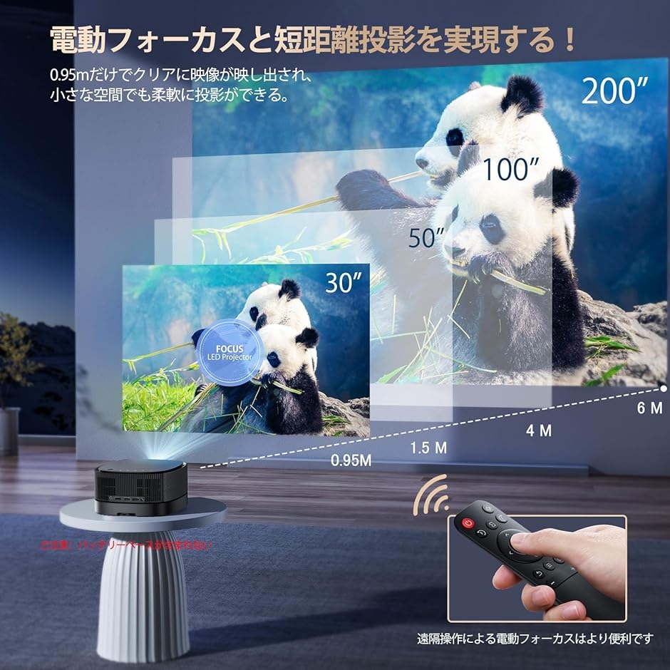 限定モデル 小型プロジェクター家庭用 天井投影 800ANSI 回転スタンド