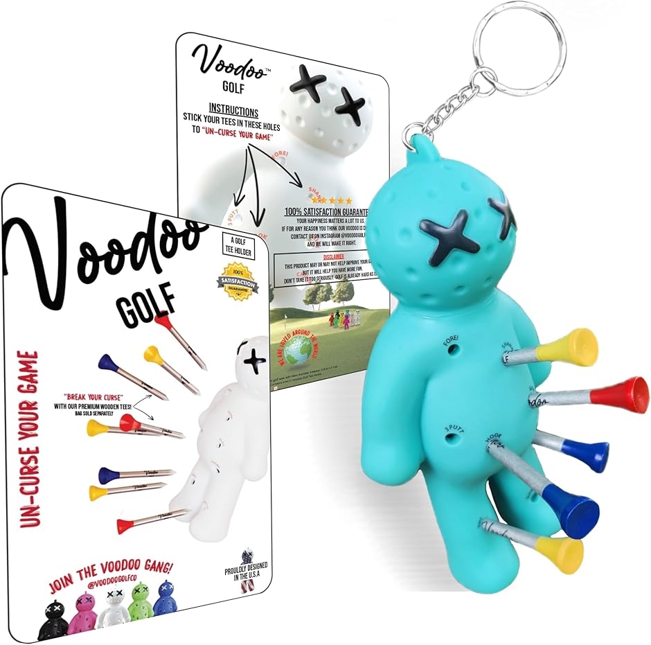 Voodoo ゴルフボール ティーホルダー ノベルティキーホルダー