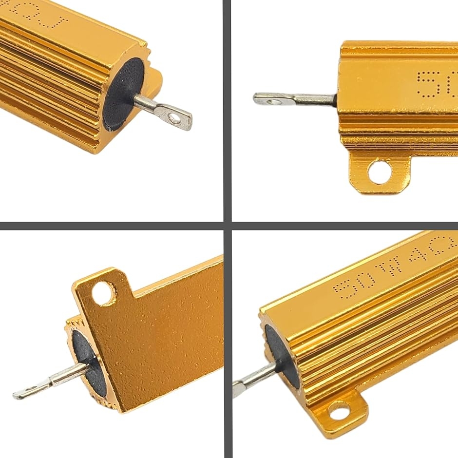 メタルクラッド抵抗 50W 巻線 抵抗器 ネジ穴付き 真空管アンプ ダミー