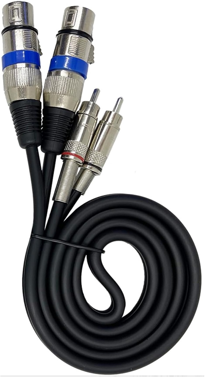 XLR ケーブル マイクケーブル RCA 変換 3m メス