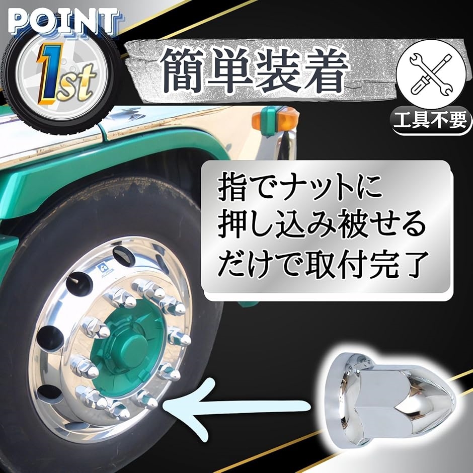 Amazon.co.jp: one+lifestyle トンガリ ホイール ナット
