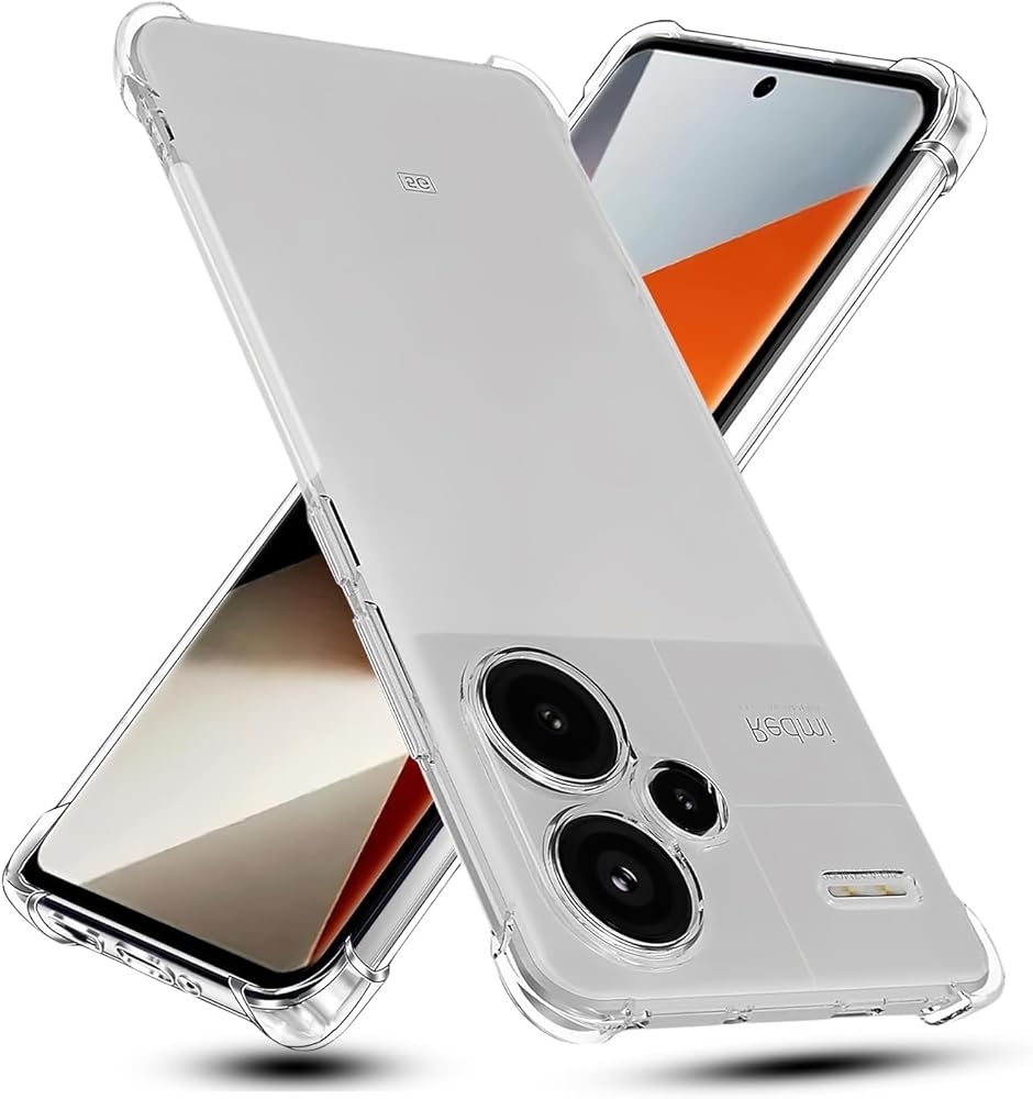 Redmi Note 13 Pro+ 5G �P�[�X�N���A TPU ���^ �y�� MDM (TPU-AZ-2806,  MJO-JAC-C709)