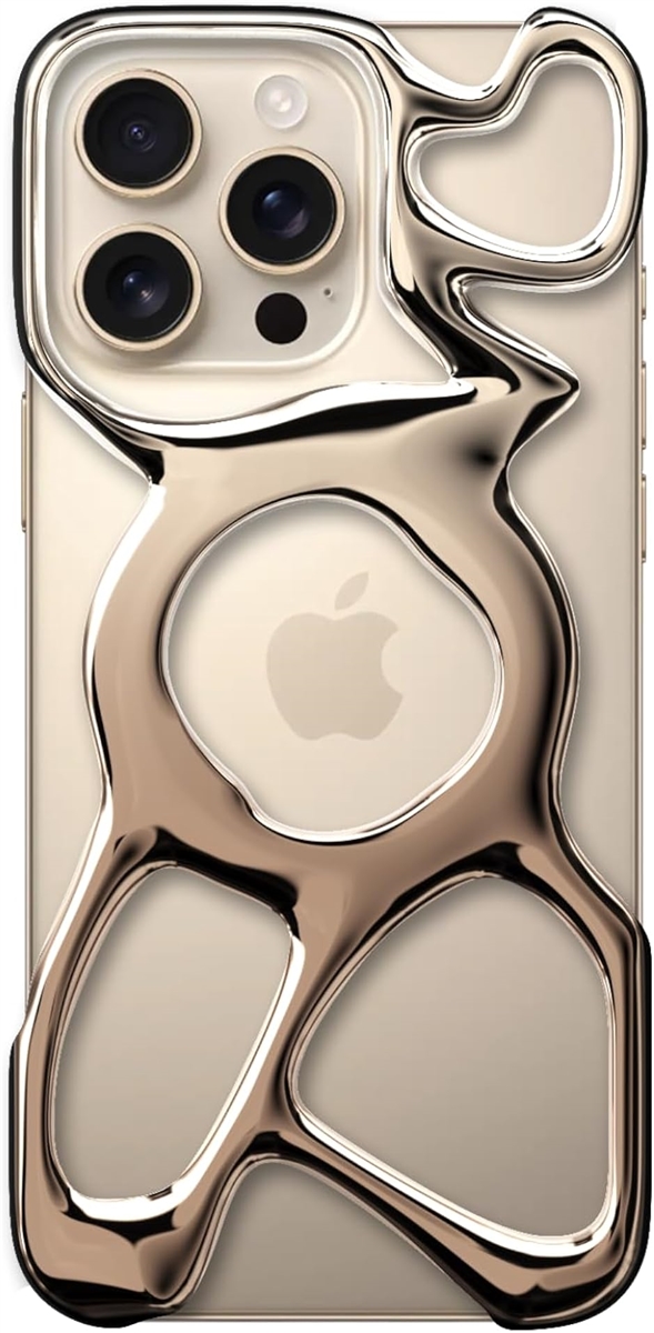 iPhone AM Emptiness Case MagSafe�Ή� �y��(�f�U�[�g�S�[���h,  iPhone 16 Pro Max)
