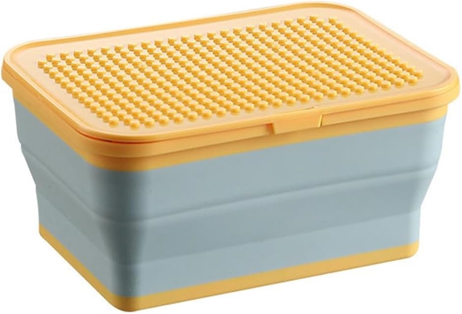 レゴ 収納 レゴケース 収納ボックス おもちゃ箱 折りたたみ式 収納ケース おもちゃ収納(グレー)